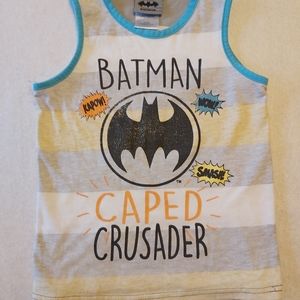 Batman "Caped Crusader" Tank Top 4T
